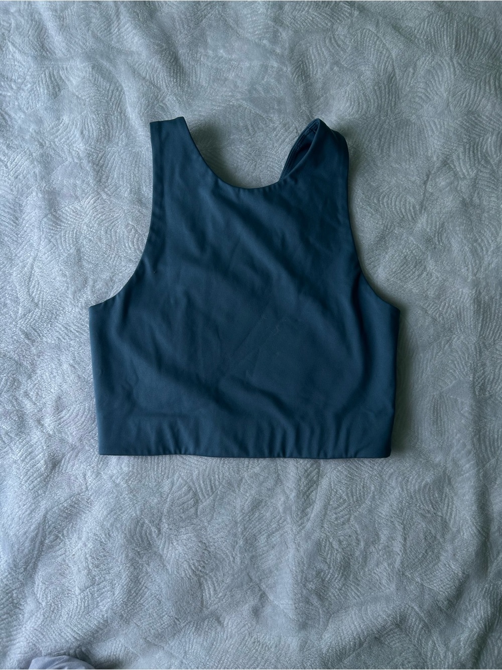 Girlfriend collective High-Neck Crop sports top